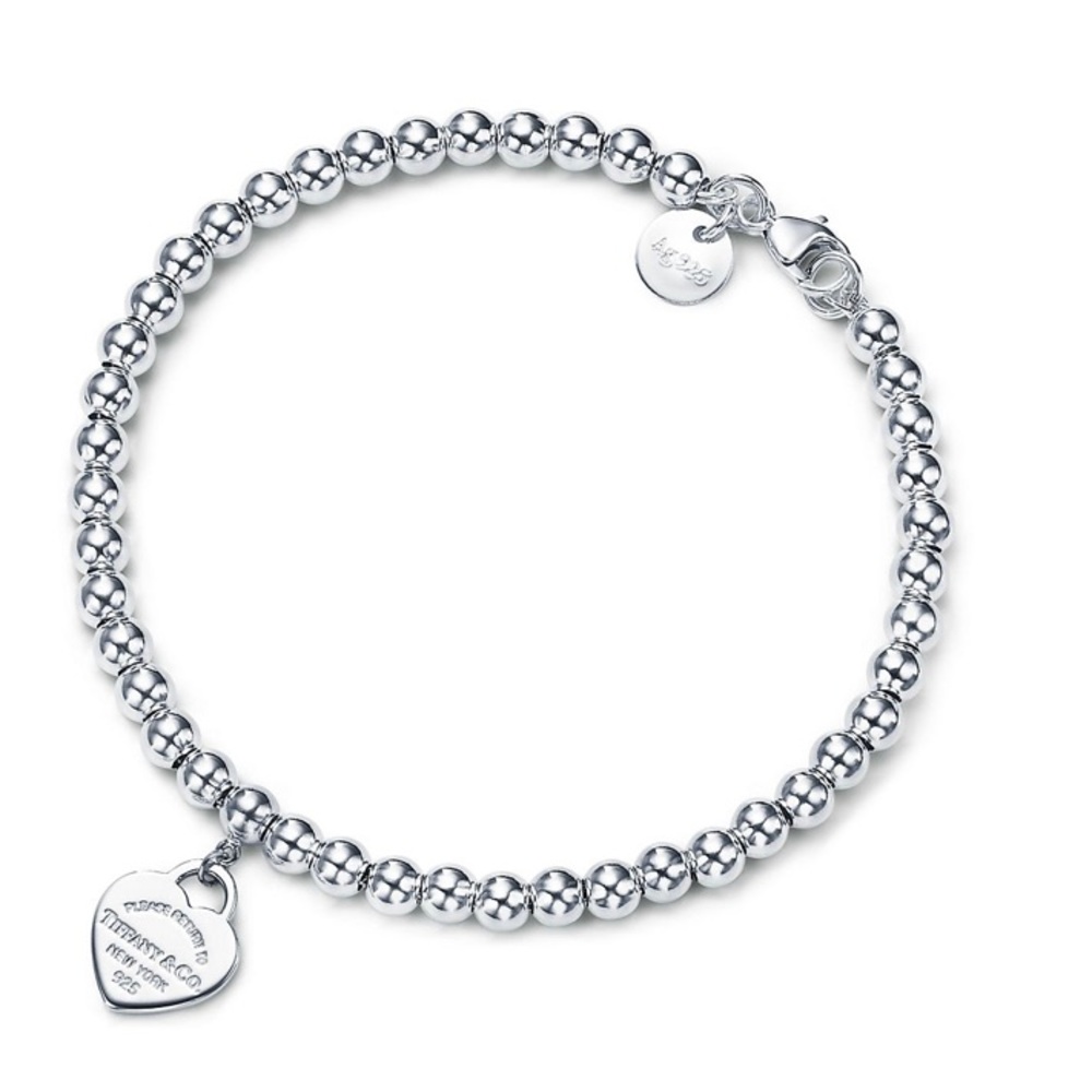 Tiffany & Co. Heart Tag Bead Bracelet